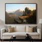Scene from “The Last of the Mohicans”, 1827 - Floater Framed Canvas Print