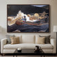 Shooting the Rapids, Saguenay River, 1905-1910 - Floater Framed Canvas Print