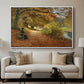 A Wooded Path in Autumn, 1902 - Floater Framed Canvas Print
