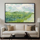 Green Wheat Field, Auvers, 1890 - Floater Framed Canvas Print