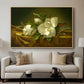 Magnolias on Gold Velvet Cloth, c. 1888-1890 - Floater Framed Canvas Print