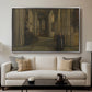 Interior of a Church, 1871 - Floater Framed Canvas Print