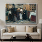 Kissing the Relic, 1893 - Floater Framed Canvas Print