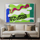 The Lagoon (Le lagon), from Jazz, 1947 - Floater Framed Canvas Print