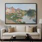 Les Andelys, Côte d'Aval, 1886 - Floater Framed Canvas Print
