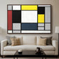 Composition with Yellow, Red, Black, Blue, and Gray, 1920 - Floater Framed Canvas Print
