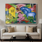 The Dream, 1912 - Floater Framed Canvas Print