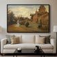 The Country House of Gustave Coûteaux, 1871 - Floater Framed Canvas Print