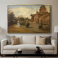 The Country House of Gustave Coûteaux, 1871 - Floater Framed Canvas Print
