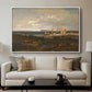 A Scene on the English Coast, c. 1798 - Floater Framed Canvas Print