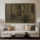 Interior of a Church, 1871 - Floater Framed Canvas Print