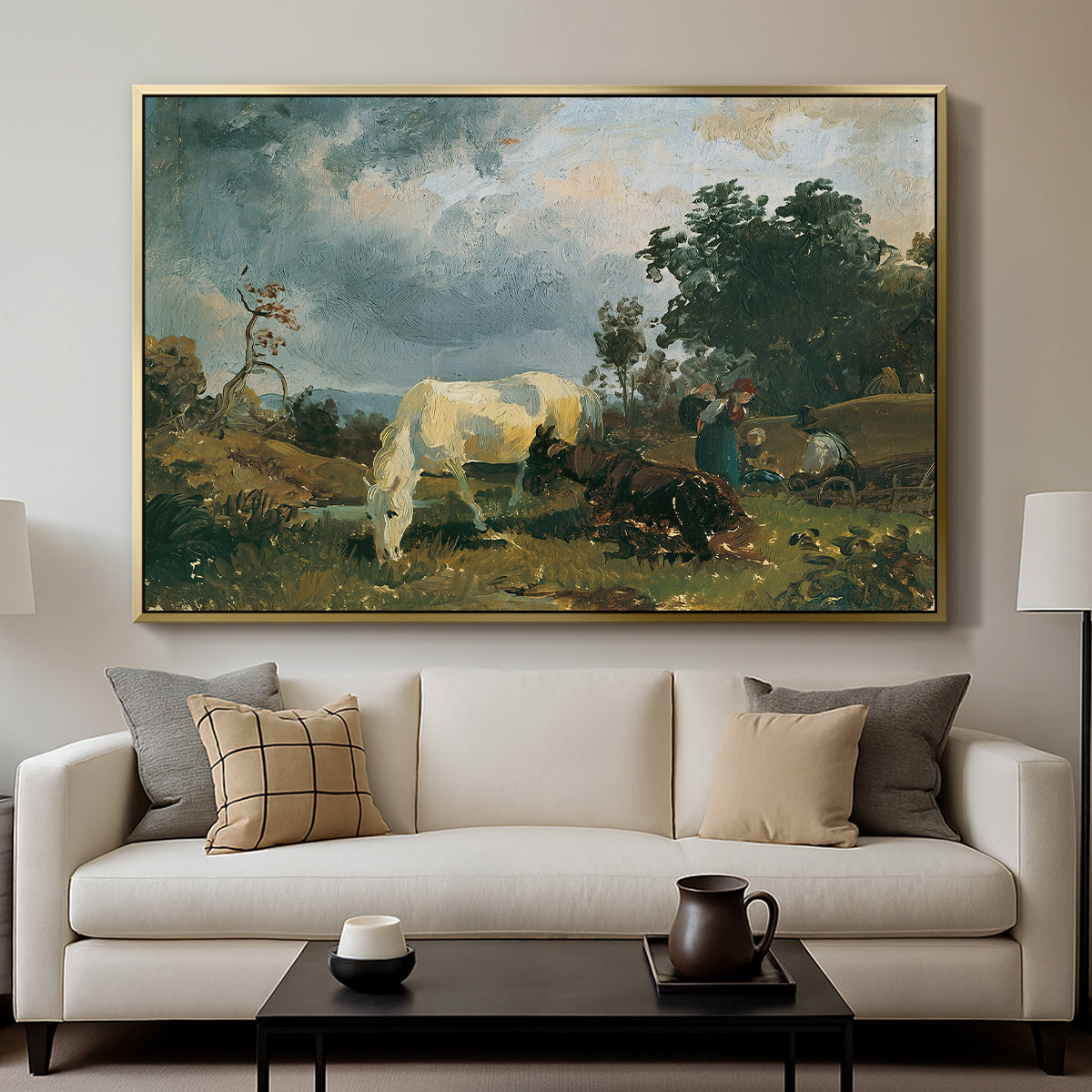 A Mold on the Heath, c. 1830 - Floater Framed Canvas Print
