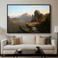 Scene from “The Last of the Mohicans”, 1827 - Floater Framed Canvas Print