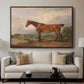 A Hunter in a Landscape, c. 1810 - Floater Framed Canvas Print