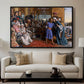 The Finding of the Saviour in the Temple, 1854-1860 - Floater Framed Canvas Print