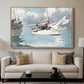 Fishing Boats, Key West, 1903 - Floater Framed Canvas Print