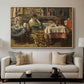 The Meal (De maaltijd), c. 1885 - Floater Framed Canvas Print