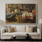 The Meal (De maaltijd), c. 1885 - Floater Framed Canvas Print
