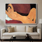 Reclining Nude (Nu couché), 1917 - Floater Framed Canvas Print