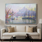 The Port of Marseille, 1905 - Floater Framed Canvas Print