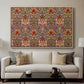 Snakeshead - Red/Cumin, c. 1876 - Floater Framed Canvas Print