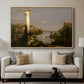 The Course of Empire: Desolation, 1836 - Floater Framed Canvas Print