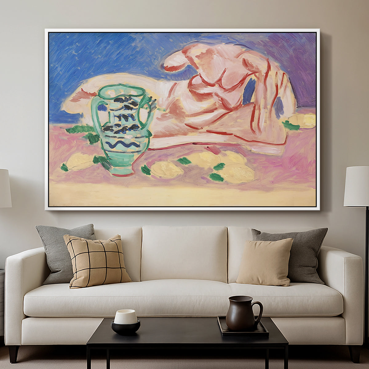 Ilyssus from the Parthenon, 1908 - Floater Framed Canvas Print