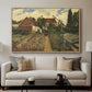 Garden of a Florist (The Flower Garden), 1864 - Floater Framed Canvas Print