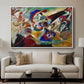 Fragment 2 for Composition VII, 1913 - Floater Framed Canvas Print