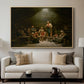 Low Church Devotion (Haugianerne), 1848 - Floater Framed Canvas Print