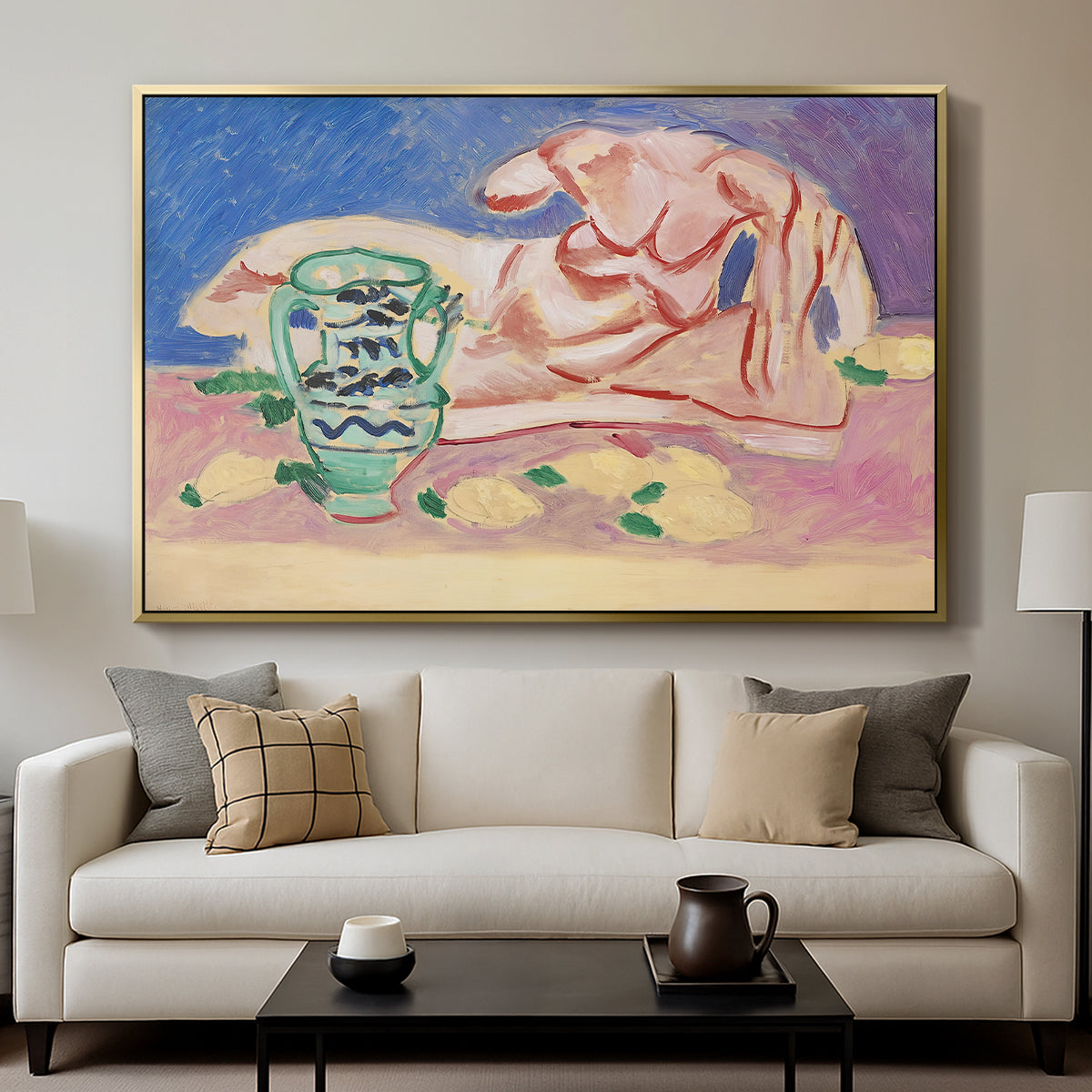Ilyssus from the Parthenon, 1908 - Floater Framed Canvas Print