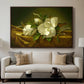 Magnolias on Gold Velvet Cloth, c. 1888-1890 - Floater Framed Canvas Print