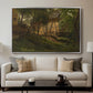 German Farm, 1859 - Floater Framed Canvas Print