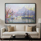 The Port of Marseille, 1905 - Floater Framed Canvas Print