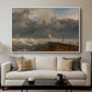 Port Ruysdael, 1827 - Floater Framed Canvas Print