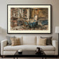 Cabinet de Flaubert à Croisset, 1874 - Floater Framed Canvas Print
