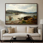 By the Water, 1876 - Floater Framed Canvas Print