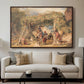 Figures and Animals in a Vineyard, c. 1829 - Floater Framed Canvas Print