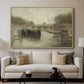 The Bridge (Le pont), 1895 - Floater Framed Canvas Print