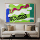 The Lagoon (Le lagon), from Jazz, 1947 - Floater Framed Canvas Print