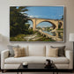 The Railroad Bridge at Briare, 1888 - Floater Framed Canvas Print