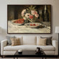 Strawberries and Champagne, c. 1881-1885 - Floater Framed Canvas Print