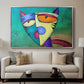 Celestial Cat - Floater Framed Canvas Print