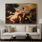 Venus and Adonis, 1554 - Floater Framed Canvas Print