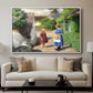 Summer Day in Jyllinge, 1922 - Floater Framed Canvas Print