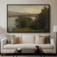 View of the Mondsee, 1870 - Floater Framed Canvas Print