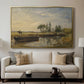 Barge below Flatford Lock, c. 1810 - Floater Framed Canvas Print