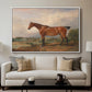 A Hunter in a Landscape, c. 1810 - Floater Framed Canvas Print
