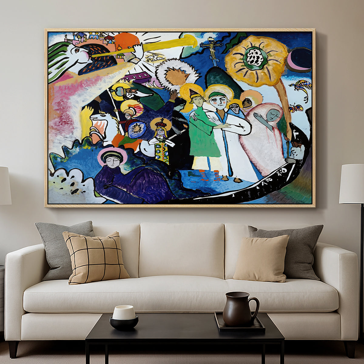 All Saints Day I, 1911 - Floater Framed Canvas Print