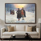 Morning after the Carnival, 1884 - Floater Framed Canvas Print
